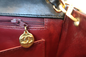 CHANEL/シャネル ダイアナマトラッセチェーンショルダーバッグ ラムスキン ブラック/ゴールド金具 ショルダーバッグ 700080191