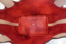 Load image into Gallery viewer, HERMES PICOTIN LOCK TOUCH PM Clemence leather/Swift leather Rouge tomate/Rose Eglantine X Engraving Hand bag 600110048
