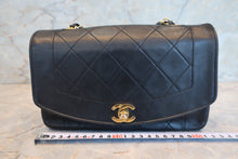 画像をギャラリービューアに読み込む, CHANEL/シャネル ダイアナマトラッセチェーンショルダーバッグ ラムスキン ブラック/ゴールド金具 ショルダーバッグ 700080066
