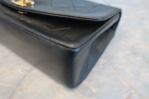 CHANEL/シャネル ダイアナマトラッセチェーンショルダーバッグ ラムスキン ブラック/ゴールド金具 ショルダーバッグ 700080066