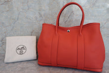 Load image into Gallery viewer, HERMES GARDEN PARTY PM Negonda leather Capucine □Q Engraving Tote bag 600040226

