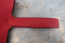 将图片加载到图库查看器，HERMES PICOTIN LOCK MM Clemence leather Rouge casaque X刻印 Hand bag 800070156
