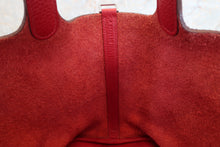 将图片加载到图库查看器，HERMES PICOTIN LOCK PM Clemence leather Rouge casaque A刻印 Hand bag 600100028
