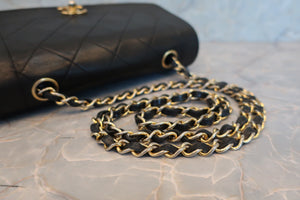 CHANEL/シャネル ダイアナマトラッセチェーンショルダーバッグ ラムスキン ブラック/ゴールド金具 ショルダーバッグ 700080066