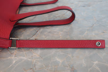 将图片加载到图库查看器，HERMES PICOTIN LOCK MM Clemence leather Rouge casaque X刻印 Hand bag 800070156
