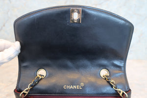 CHANEL/シャネル ダイアナマトラッセチェーンショルダーバッグ ラムスキン ブラック/ゴールド金具 ショルダーバッグ 700080066