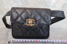 画像をギャラリービューアに読み込む, CHANEL/シャネル マトラッセウエストバッグ キャビアスキン ブラック/ゴールド金具 ウエストバッグ 700110057
