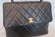 画像をギャラリービューアに読み込む, CHANEL/シャネル マトラッセハンドバッグ ラムスキン ブラック/ゴールド金具 ハンドバッグ 700060149
