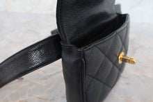 画像をギャラリービューアに読み込む, CHANEL/シャネル マトラッセウエストバッグ キャビアスキン ブラック/ゴールド金具 ウエストバッグ 700110057
