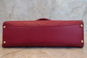 CHANEL/シャネル Vステッチシングルフラップチェーンショルダーバッグ ラムスキン ピンク/ゴールド金具 ショルダーバッグ 500100055