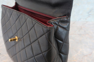 CHANEL/シャネル マトラッセハンドバッグ ラムスキン ブラック/ゴールド金具 ハンドバッグ 700060149