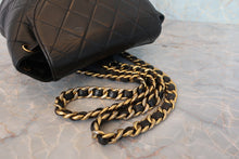 画像をギャラリービューアに読み込む, CHANEL/シャネル マトラッセチェーンリュック ラムスキン ブラック/ゴールド金具 リュック 800030034
