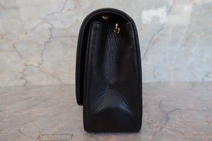 CHANEL  Diana matelasse chain shoulder bag Lambskin Black/Gold hadware Shoulder bag 700090239