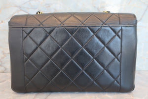 CHANEL/シャネル ダイアナマトラッセチェーンショルダーバッグ ラムスキン ブラック/ゴールド金具 ショルダーバッグ 700070186