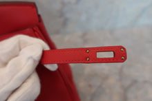 将图片加载到图库查看器，HERMES BIRKIN 25 Swift leather Rouge casaque X刻印 Hand bag 600040212
