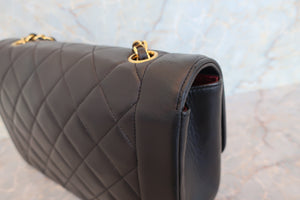 CHANEL  Diana matelasse chain shoulder bag Lambskin Black/Gold hadware Shoulder bag 700090239