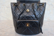 画像をギャラリービューアに読み込む, CHANEL/シャネル マトラッセチェーンリュック ラムスキン ブラック/ゴールド金具 リュック 800030034
