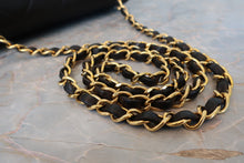 Load image into Gallery viewer, CHANEL  Diana matelasse chain shoulder bag Lambskin Black/Gold hadware Shoulder bag 700090239
