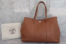 将图片加载到图库查看器，HERMES GARDEN PARTY PM Negonda leather Gold □M刻印 Tote bag 600070103
