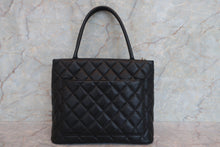 將圖片載入圖庫檢視器 CHANEL/シャネル 復刻トート キャビアスキン ブラック/シルバー金具 トートバッグ 700060102

