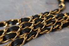 Load image into Gallery viewer, CHANEL Mini matelasse chain shoulder bag Lambskin Black/Gold hadware Shoulder bag 700120154
