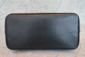 CHANEL/シャネル 復刻トート キャビアスキン ブラック/シルバー金具 トートバッグ 700060102