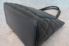 將圖片載入圖庫檢視器 CHANEL/シャネル 復刻トート キャビアスキン ブラック/シルバー金具 トートバッグ 700060102
