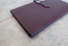 将图片加载到图库查看器，HERMES  Bearn Soufflet Epsom leather Raisin □I刻印 Wallet 600110171
