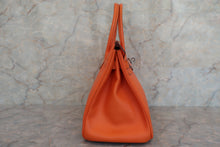 Load image into Gallery viewer, HERMES BIRKIN 30 Epsom leather Orange □L Engraving Hand bag 500100254
