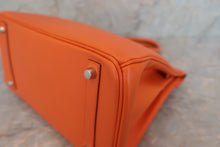 将图片加载到图库查看器，HERMES BIRKIN 30 Epsom leather Orange □L刻印 Hand bag 500100254
