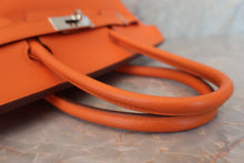 将图片加载到图库查看器，HERMES BIRKIN 30 Epsom leather Orange □L刻印 Hand bag 500100254
