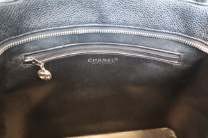 CHANEL/シャネル 復刻トート キャビアスキン ブラック/シルバー金具 トートバッグ 700060102