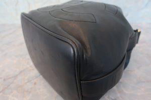 CHANEL/シャネル ココマーク巾着チェーンショルダーバッグ ラムスキン ブラック/ゴールド金具 ショルダーバッグ 700080163