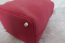 将图片加载到图库查看器，HERMES PICOTIN LOCK PM Clemence leather Ruby T刻印 Hand bag 600110028
