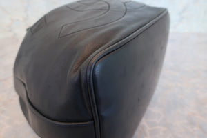 CHANEL/シャネル ココマーク巾着チェーンショルダーバッグ ラムスキン ブラック/ゴールド金具 ショルダーバッグ 700080163