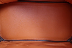 HERMES BIRKIN 35 Clemence leather Orange □M Engraving Hand bag 600060050