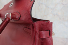 将图片加载到图库查看器，HERMES  KELLY 35 Clemence leather Rouge H □F刻印 Shoulder bag 800080210
