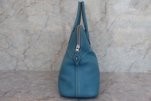 HERMES BOLIDE 35 Clemence leather Blue jean □I刻印 Shoulder bag 600040217