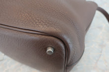 将图片加载到图库查看器，HERMES PICOTIN MM Clemence leather Chocolat □K刻印 Hand bag 600070168
