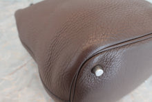 将图片加载到图库查看器，HERMES PICOTIN MM Clemence leather Chocolat □K刻印 Hand bag 600070168
