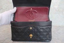 画像をギャラリービューアに読み込む, CHANEL/シャネル マトラッセＷフラップＷチェーンショルダーバッグ ラムスキン ブラック/ゴールド金具 ショルダーバッグ 800070075
