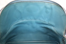 将图片加载到图库查看器，HERMES BOLIDE 35 Clemence leather Blue jean □I刻印 Shoulder bag 600040217
