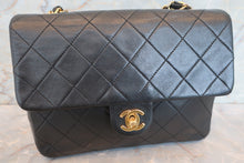将图片加载到图库查看器，CHANEL/香奈儿 迷你CF 链条包 羊皮 Black/Gold hadware(黑色/金色金属) 肩背包 700060176
