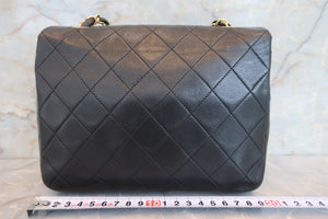 CHANEL/香奈儿 迷你CF 链条包 羊皮 Black/Gold hadware(黑色/金色金属) 肩背包 700060176