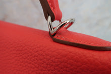 将图片加载到图库查看器，HERMES KELLY 32 Clemence leather Rouge pivoine □R刻印 Shoulder bag 600070144
