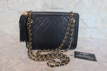 画像をギャラリービューアに読み込む, CHANEL/シャネル マトラッセフリンジチェーンショルダーバッグ ラムスキン ブラック/ゴールド金具 ショルダーバッグ 800010171
