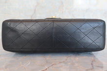 将图片加载到图库查看器，CHANEL/香奈儿 中号CF 单盖包 链条包 羊皮 Black/Gold hadware(黑色/金色金属)  肩背包 600080231
