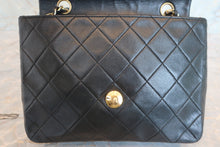将图片加载到图库查看器，CHANEL/香奈儿 迷你CF 链条包 羊皮 Black/Gold hadware(黑色/金色金属) 肩背包 700060176
