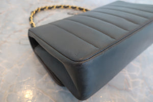 CHANEL/シャネル マドモアゼルチェーンショルダーバッグ ラムスキン グレー/ゴールド金具 ショルダーバッグ 700080185
