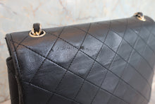 Load image into Gallery viewer, CHANEL Matelasse chain shoulder bag Lambskin Black/Gold hadware Shoulder bag 800070137
